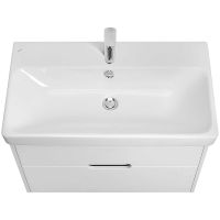 Тумба под раковину Aquaton Оливия 80 1A283101OL010 подвесная Белая матовая — фото 2, Тумбы под раковину