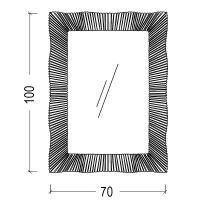 Товар: Зеркало Boheme Armadi Art NeoArt 70 558 с подсветкой Черный глянец - фото 4 Зеркало Boheme Armadi Art NeoArt 70 558 с подсветкой Черный глянец — фото 4, Мебель для ванной