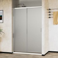 Товар: Душевая дверь Vincea City 120 VDS-5CT120MT профиль Хром стекло текстурное - фото 2 Душевая дверь Vincea City 120 VDS-5CT120MT профиль Хром стекло текстурное — фото 2, Раздвижные душевые двери