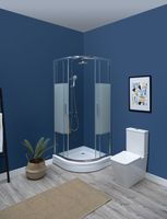 Товар: Душевой уголок Aquanet Practic 90x90 AE10-Q-90x90U-CP 243615 профиль Хром стекло прозрачное с шелкографией - фото 7 Душевой уголок Aquanet Practic 90x90 AE10-Q-90x90U-CP 243615 профиль Хром стекло прозрачное с шелкографией — фото 7, Душевые уголки четверть круга