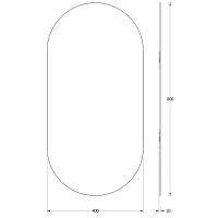 Товар: Зеркало Evoform Colora 80х40 BY 0462 с окантовкой - Черный цвет - фото 4 Зеркало Evoform Colora 80х40 BY 0462 с окантовкой - Черный цвет — фото 4, Мебель для ванной