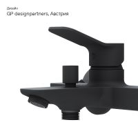 Смеситель для ванны AM.PM X-Joy Черный матовый арт-F85A10022 — фото 9, Смеситель для ванны