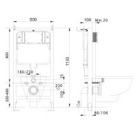 Товар: Комплект унитаза с инсталляцией Aquatek Set Aquatek Вега-1905-016 KK-1 с сиденьем Микролифт и клавишей смыва Хром глянцевый - фото 19 Комплект унитаза с инсталляцией Aquatek Set Aquatek Вега-1905-016 KK-1 с сиденьем Микролифт и клавишей смыва Хром глянцевый — фото 19, Комплекты унитаз + инсталляция