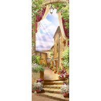 Фотообои Divino T-239 Фактура песок Винил на флизелине (1*2,7) Разноцветный, Город — фото 2, Обои для стен