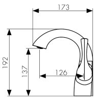Смеситель для раковины Kaiser Comba 48011 Хром — фото 2, Смесители