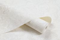 Обои Артекс Dolores 10932-01 Винил на флизелине (1,06*10,05) Белый, Дамаск — фото 3, Обои для стен