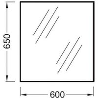 Зеркало Jacob Delafon Ola 60 EB1080-RU подвесное — фото 3, Зеркала в ванную комнату