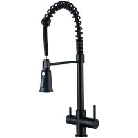 Смеситель для кухни Gappo G4398-66 Черный матовый — фото 2, Смесители для кухни