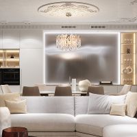 Люстра Maytoni Neoclassic Tissage MOD490PL-09G Прозрачная Золото — фото 7, Люстры