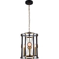 Товар: Подвесной светильник Crystal Lux Tandem SP4 D410 Gold Черный Золото - фото 2 Подвесной светильник Crystal Lux Tandem SP4 D410 Gold Черный Золото — фото 2, Подвесные светильники