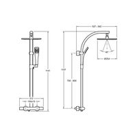 Товар: Душевая система Jacob Delafon Talan E11717RU-CP Хром - фото 4 Душевая система Jacob Delafon Talan E11717RU-CP Хром — фото 4, Душевое оборудование. Душевая программа
