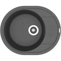 Кухонная мойка Florentina Родос-580 20.240.B0580.102 Черная — фото 1, Кухонные мойки