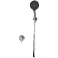 Смеситель для душа Whitecross Y brushed nickel YSET02TOPNIB Брашированный никель — фото 2, Смесители