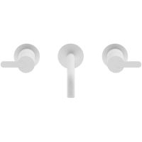 Смеситель для раковины Cezares Leaf LEAF-BLI3L-BIO Белый матовый — фото 3, Смесители