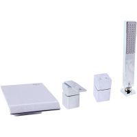 Смеситель на борт ванны Rav Slezak Loira LR573.5P Хром — фото 1, Смесители на борт ванны