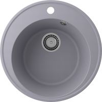 Кухонная мойка Ulgran Quartz Nora 485-05 Бетон — фото 1, Кухонные мойки