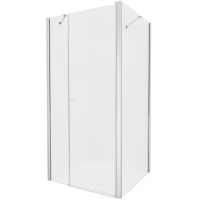 Душевой уголок New Trendy New Soleo Chrome 90x100 K-0694 профиль Хром стекло прозрачное — фото 1, Прямоугольные душевые уголки