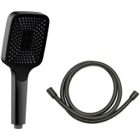 Душевая система Vincea Inspire VSFW-321MT1RMB с термостатом Черная матовая — фото 7, Встраиваемые душевые комплекты