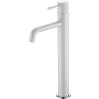 Смеситель для раковины Boheme Uno 462-WCR Белый матовый Хром — фото 1, Смесители