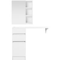 Тумба с раковиной Orange Sistema 100 L ST-40TUW+RAL Белая глянцевая — фото 12, Тумбы с раковиной