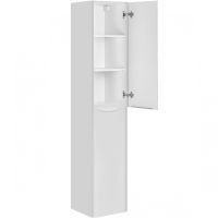 Шкаф пенал Vincea Paola 35 VSC-2P170GW-L подвесной G.White — фото 3, Пеналы для ванной комнаты