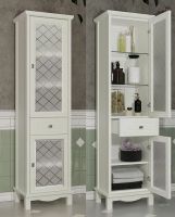 Товар: Шкаф пенал Opadiris Омега 45 R 00-00001617 Слоновая кость - фото 4 Шкаф пенал Opadiris Омега 45 R 00-00001617 Слоновая кость — фото 4, Мебель для ванной