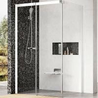 Душевой уголок Ravak Matrix MSDPS 120x80 L 0WLG4100Z1 профиль Белый стекло Transparent — фото 1, Душевые уголки
