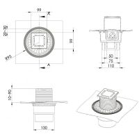 Товар: Душевой трап Berges Zentrum Norma 100x100 090462 с решеткой Хром матовый - фото 5 Душевой трап Berges Zentrum Norma 100x100 090462 с решеткой Хром матовый — фото 5, Трапы для душа