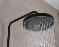 Душевая система Frap H17-6 F2417-6 Черная матовая — фото 6, Душевые стойки