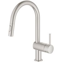 Смеситель для кухни Grohe Minta 32321DC2 Суперсталь — фото 2, Смесители для кухни