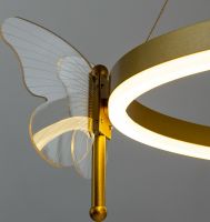 Люстра Artelamp Darcy Прозрачная Золото арт-A2187LM-1GO — фото 4, Люстры