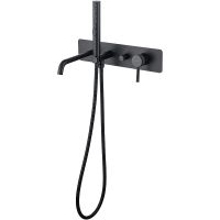 Смеситель для ванны Allen Brau Priority 5.31A05-31 Черный матовый — фото 10, Смеситель для ванны