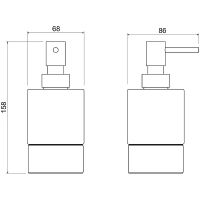 Товар: Дозатор для жидкого мыла Aquatek Лира AQ4429CR Хром - фото 2 Дозатор для жидкого мыла Aquatek Лира AQ4429CR Хром — фото 2, Дозаторы