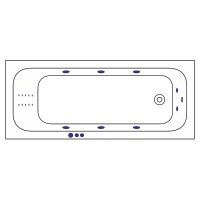 Товар: Акриловая ванна Whitecross Vibe 180x75 0105.180075.100.SMARTNANO.CR с гидромассажем - фото 7 Акриловая ванна Whitecross Vibe 180x75 0105.180075.100.SMARTNANO.CR с гидромассажем — фото 7, Ванны