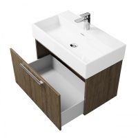 Тумба под раковину Creto Milano 80 5-1377TR подвесная Truffle — фото 3, Мебель для ванной