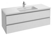 Тумба под раковину Jacob Delafon Vox 120 EB2021-RA-G1C подвесная Белый блестящий лак — фото 1, Тумбы под раковину