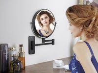 Товар: Косметическое зеркало Schein 9341MB Черное матовое - фото 6 Косметическое зеркало Schein 9341MB Черное матовое — фото 6, Аксессуары для ванной