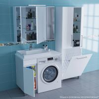 Товар: Тумба под раковину СанТа Марс 90 700290 Белая - фото 3 Тумба под раковину СанТа Марс 90 700290 Белая — фото 3, Тумбы под раковину