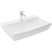 Раковина WeltWasser Elbach 2060 63 10000004575 Белый глянец — фото 1, Раковины накладные