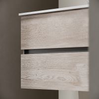 Тумба под раковину Sancos Urban 120 UR120-2EG подвесная Дуб Галифакс натуральный — фото 7, Тумбы под раковину