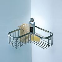 Угловая полка Colombo Design Angolare B9611.CR Хром — фото 2, Полки для ванной и душа