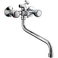 Смеситель для ванны Frap H09 F2209 универсальный Хром — фото 2, Смеситель для ванны