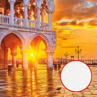 Фреска Ortograf Городской пейзаж 5083 Фактура бархат FX Флизелин (2,7*2,7) Оранжевый, Город/Пейзаж — фото 1, Фрески