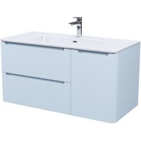 Тумба с раковиной Iddis Edifice 100 EDI10B0i95K подвесная Голубая — фото 2, Мебель для ванной