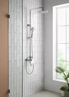 Душевая система Bravat Rhein Хром арт-F6429564CP-A-ENG — фото 2, Душевые стойки