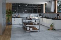 Керамогранит Gresse (Грани Таганая) Matera steel серый бетон GRS06-05 60х60 см — фото 2, Керамогранит