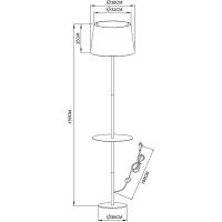 Торшер Artelamp Connor Белый арт-A2102PN-1WH — фото 4, Торшеры
