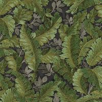 Обои Alessandro Allori Breeze 2201-6 Винил на флизелине (1,06*10) Зеленый/Коричневый, Листья — фото 1, Обои для стен