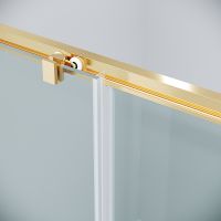 Душевой уголок Grossman Cosmo 100х90 120.K33.02.1090.32.00 профиль Золото сатин стекло прозрачное — фото 6, Прямоугольные душевые уголки