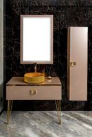 Товар: Зеркало Boheme Armadi Art Dolce 70 567-Rose с подсветкой Пыльная Роза - фото 3 Зеркало Boheme Armadi Art Dolce 70 567-Rose с подсветкой Пыльная Роза — фото 3, Мебель для ванной